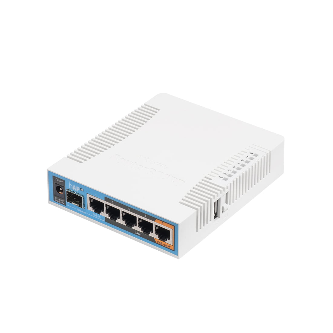 Сетевое оборудование MikroTik RB962UiGS-5HacT2HnT Роутер 2.4+5ГГц, 802.11a/b/g/n/ac, 5x Ethernet 1G, 1x SFP