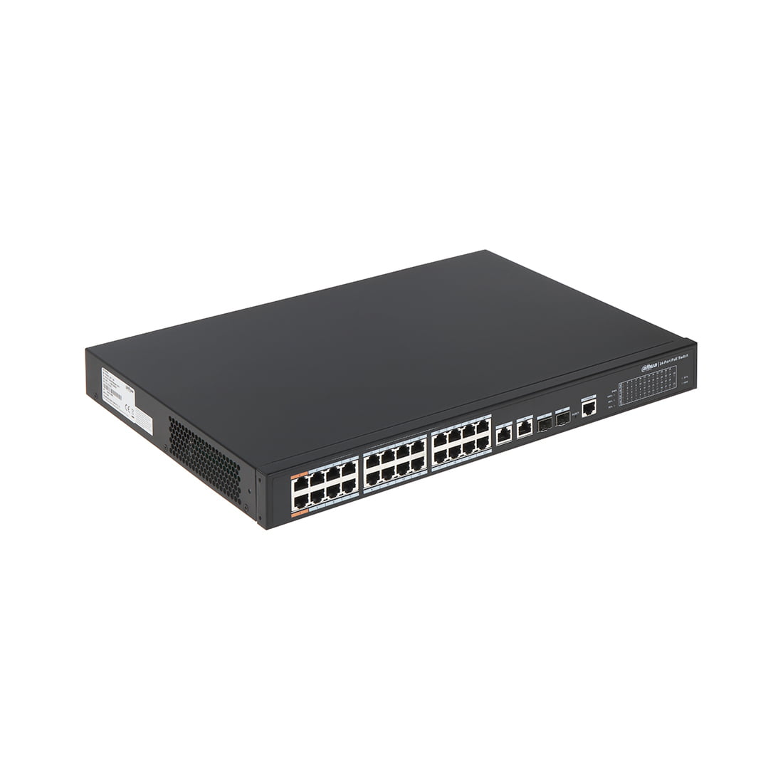 Коммутатор Dahua DH-PFS4226-24ET-360, 24×1 Гбит/с + 2×1 Гбит/с Combo, управляемый