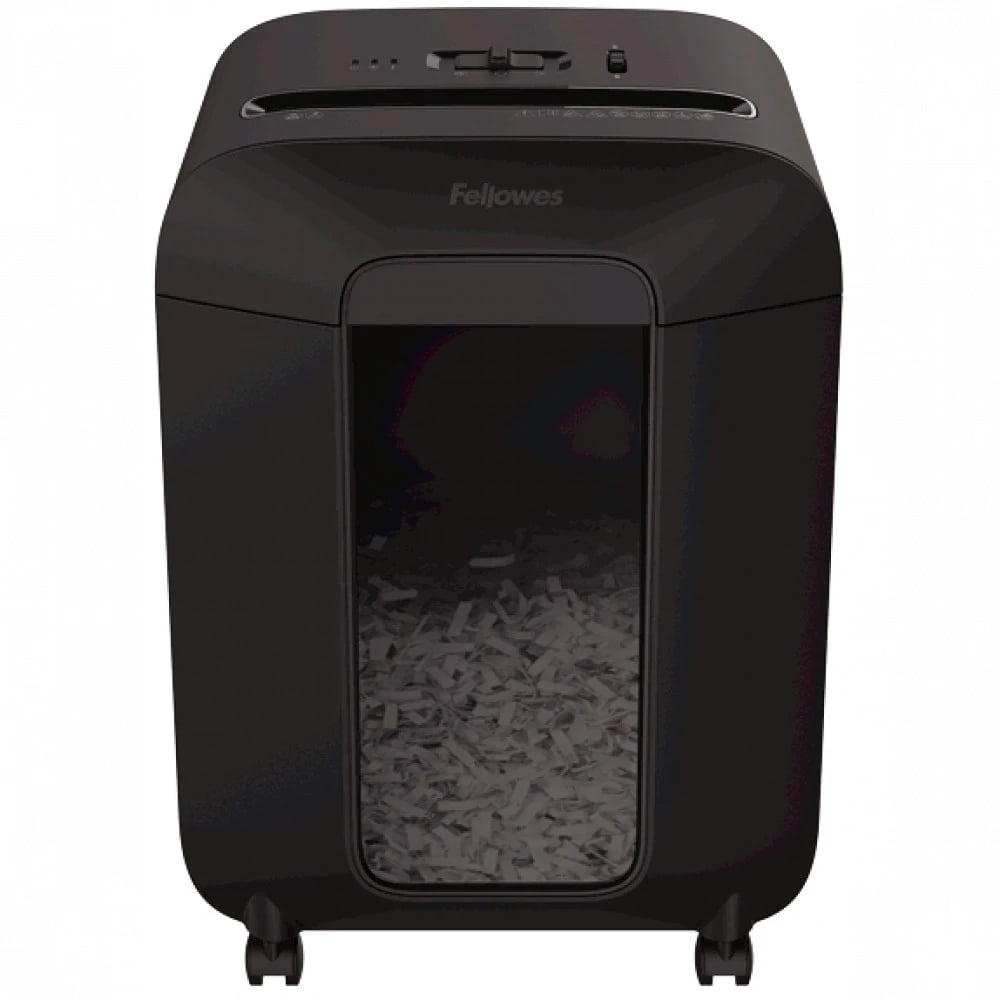 Шредер Fellowes PowerShred LX85 (секр.P-4)/перекрестный/12лист./19лтр./скрепки/скобы/пл.карты