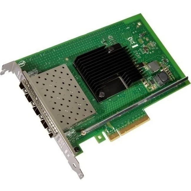 Сетевой адаптер Intel Ethernet Converged Network Adapter X710-DA4, 10Gb Quad Ports SFP+, open optics, transivers no included, LP and FH brackets included, bulk, 1 year