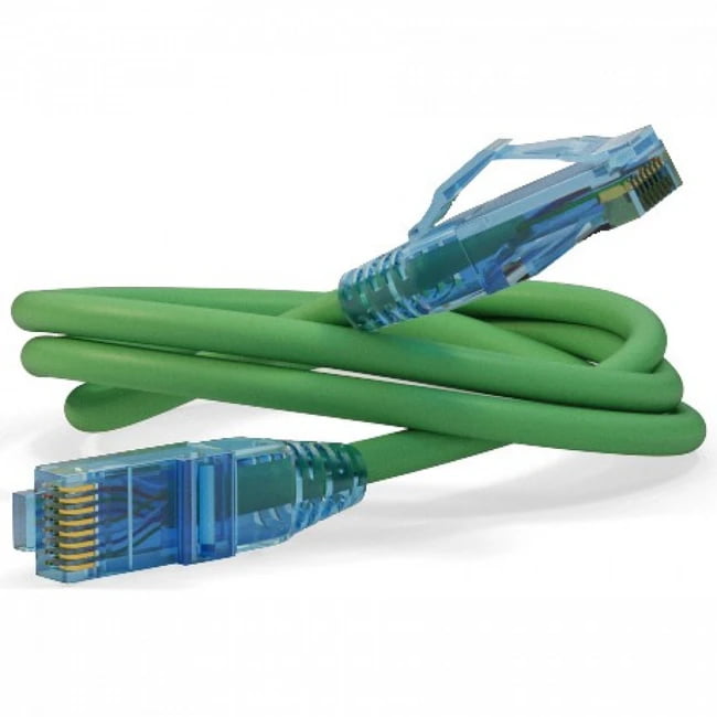 Патч-корд Hyperline U/UTP, Cat.6, LSZH, 1.5 м, зеленый PC-LPM-UTP-RJ45-RJ45-C6-1.5M-LSZH-GN