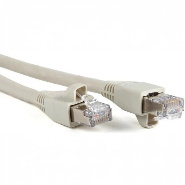 Патч-корд Hyperline PC-LPM-STP-RJ45-RJ45-C6a-3M-LSZH-GY Патч-корд FTP, Cat.6a, LSZH, 3 м, серый