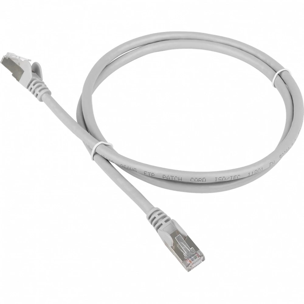 Патч-корд LANMASTER TWT-45-45-0.5/S-GY 10 PCS 0.5м FTP Cat 5e серый