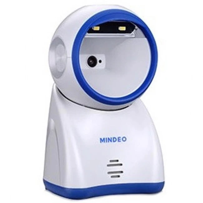Сканер штрих-кода стационарный Mindeo MP725 1D/2D имидж, проводной, 45 скан/сек, USB, белый