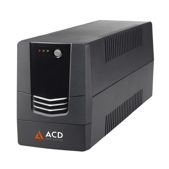 Источник бесперебойного питания (ИБП) ACD PW-Base 1000 / 1000ВА / 600Вт / 4 x CEE 7 (евророзетка)
