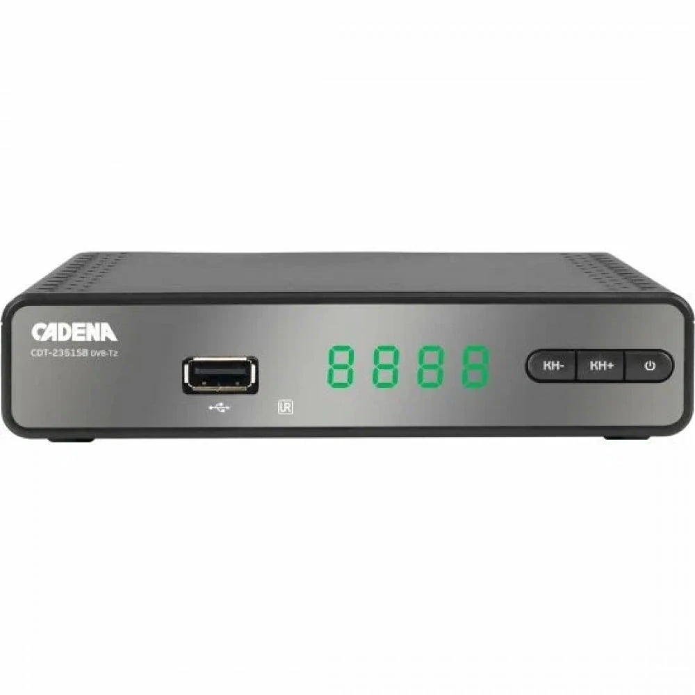 Приставка для цифрового ТВ Cadena CDT-2351SB черный, DVB-T2, DVB-T, HDMI, USB 2.0