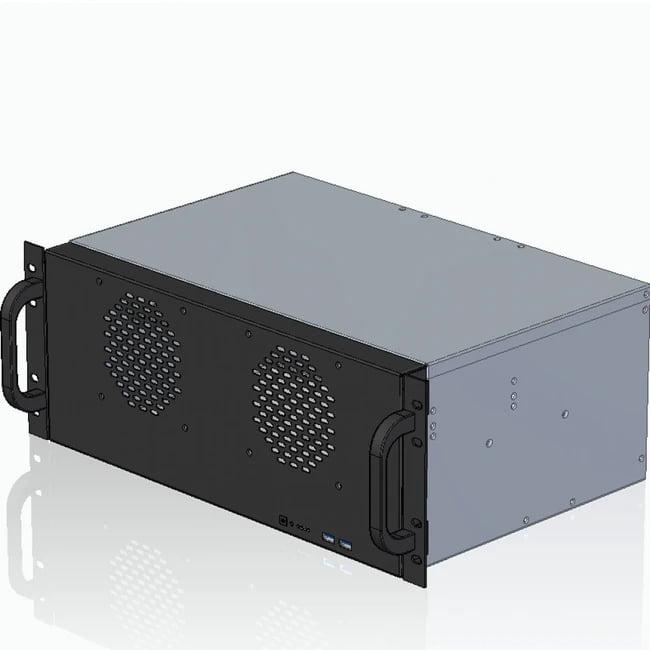Серверный корпус Procase 4U300-08 Корпус 4U server case,8HDD,черный,без блока питания PS/2 ATX,глубина 300мм, MB ATX 12"x9.6"