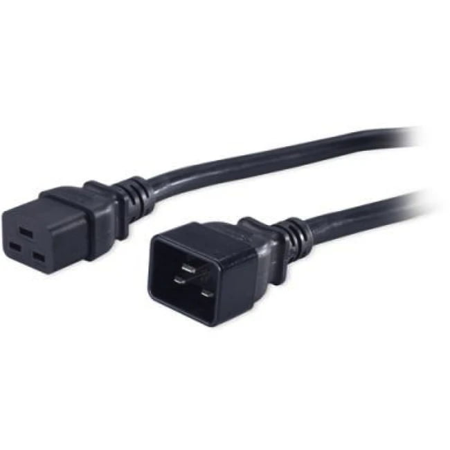 Кабель Hyperline PWC-IEC19-IEC20-3.0-BKКабель питания IEC 320 C19 - IEC 320 C20 (3x1.5), 3 м