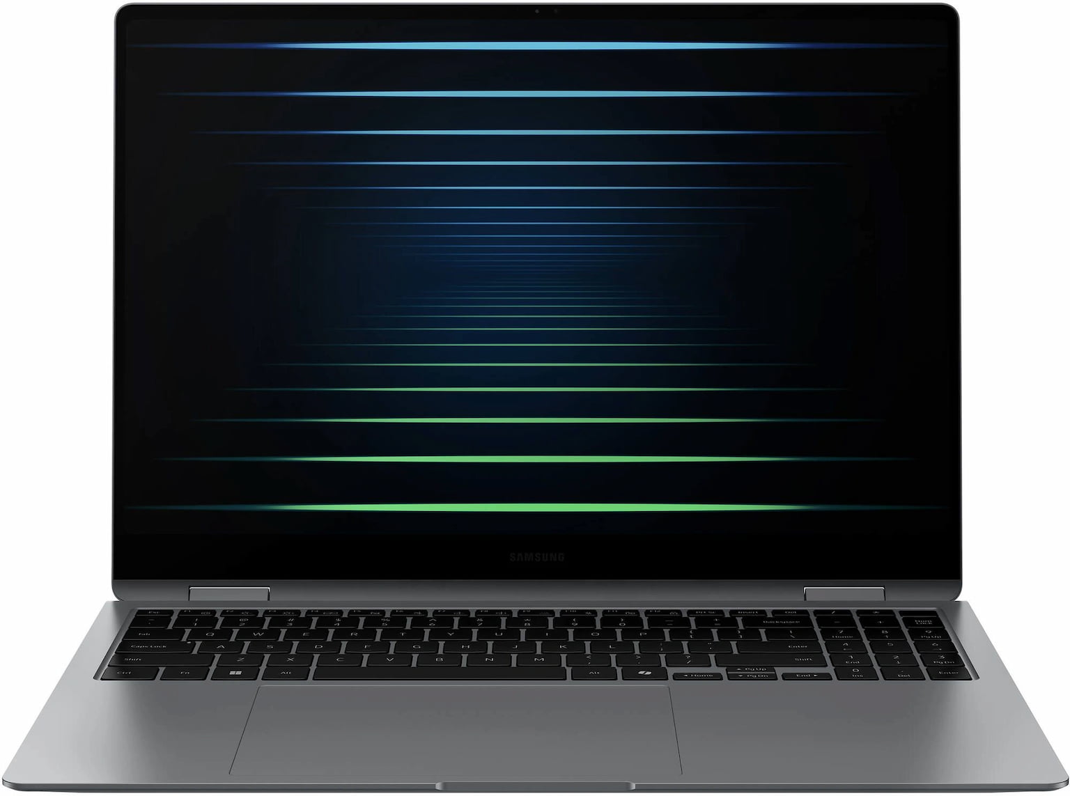 Ноутбук Samsung Galaxy Book 5 Pro 360 NP960 Core Ultra 5 226V 16Gb SSD512Gb Intel Arc 130V 16" AMOLED Touch 2.8K (2880x1800) Windows 11 Home grey WiFi BT Cam (NP960QHA-KG3IN)