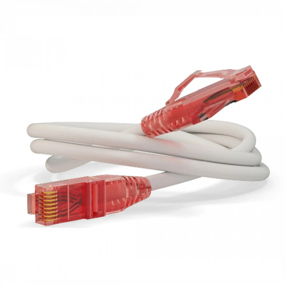 Патч-корд Hyperline U/UTP, Cat.5e, LSZH, 2 м, белый PC-LPM-UTP-RJ45-RJ45-C5e-2M-LSZH-WH