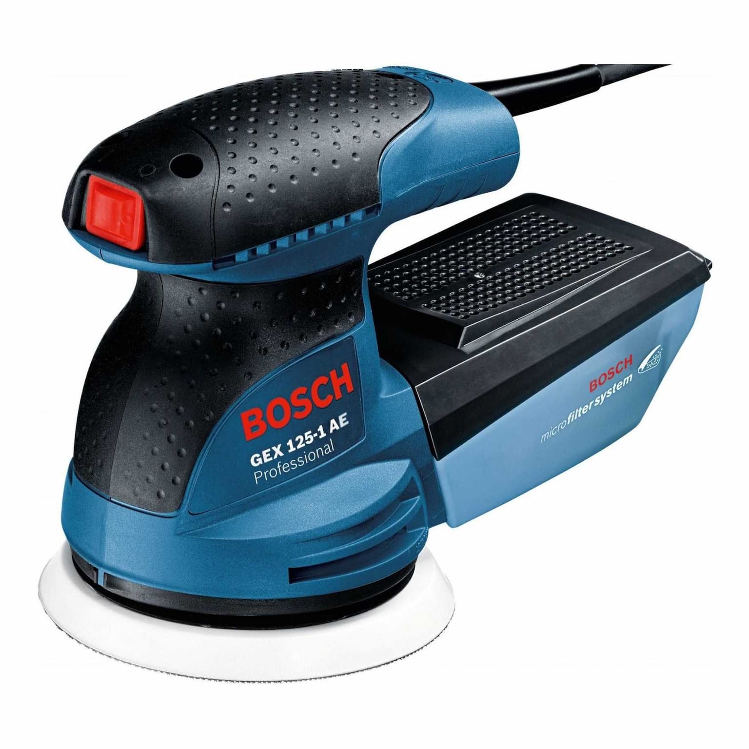 Эксцентриковая шлифмашина Bosch GEX 125-1 AE (250 Вт, 125мм, рег.ск, 1.3 кг, коробка) 0601387500