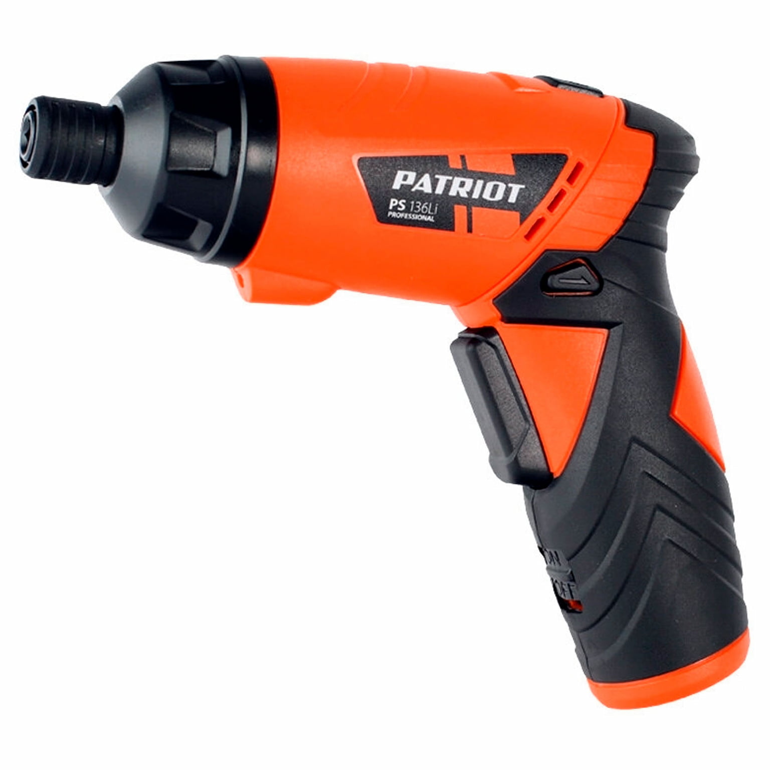 Отвертка аккумуляторная PATRIOT PS 136Li Li-Ion, 3.6 В/1,5 Ач, Реверс, 200 об/мин, 3,5 Нм, патрон: НЕХ 1/4"