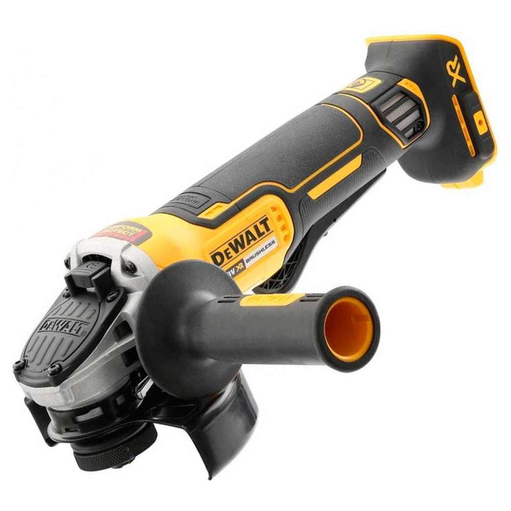 Угловая шлифовальная машина бесщеточная DCG406N. 18.0 В XR, 125мм, 9000 об/мин, клавишный выключатель, без аккумуляторов и з/у, 1.75