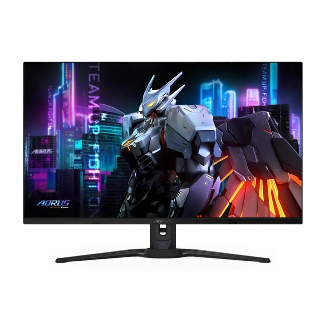 Монитор 31.5" Gigabyte AORUS FO32U2-EK QD-OLED 3840x2160, 240 Гц, 0.03 мс, 16:9, 1000 кд/м², DisplayHDR True Black 400, DP 2.1, HDMI 2.1, USB-C, USB Hub (3x USB 3.2), 3.5 Jack, FreeSync Premium Pro, KVM, динамики (2x5 Вт), черный