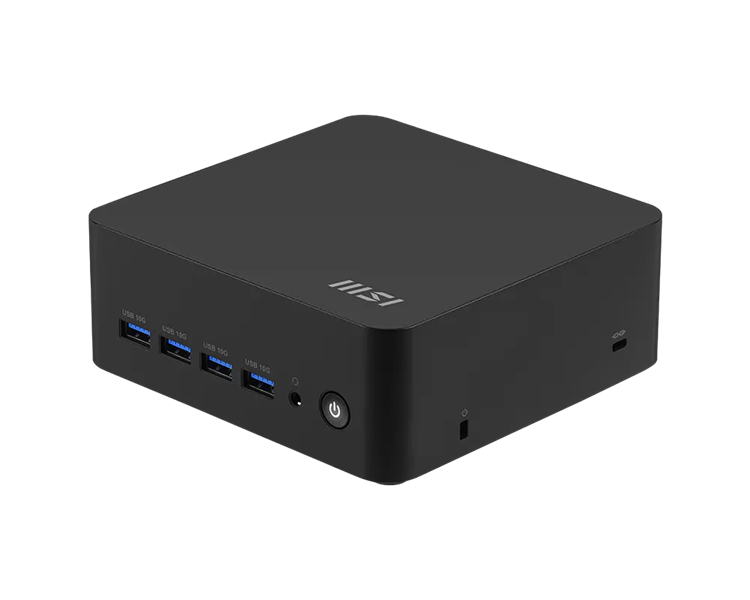 Мини ПК MSI Cubi Z AI 8M-008XRU Ryzen 5 8645HS (4.3) 16Gb SSD 512Gb 760M без ОС WiFi BT 120W (9S6-B03231-019)