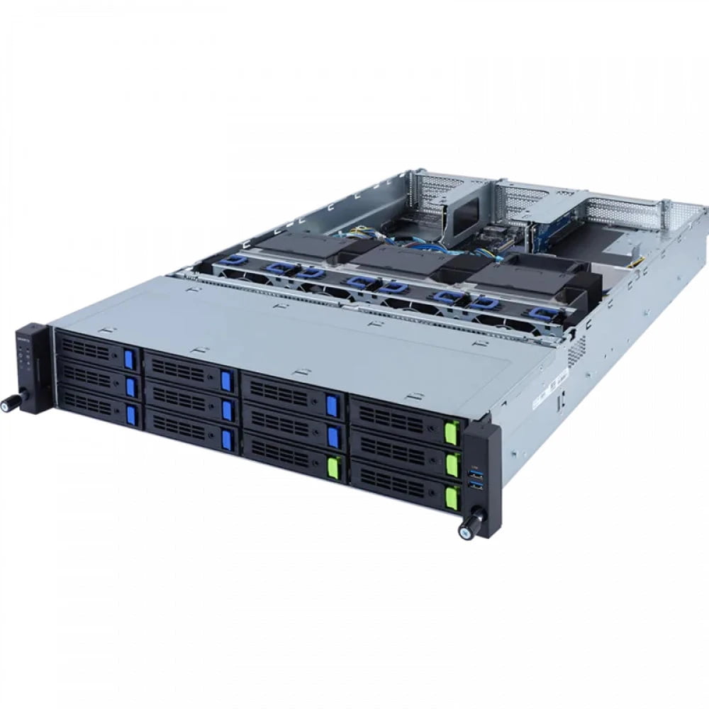 Серверная платформа Gigabyte R282-G30 2U Server Supports up to 3 x double slot GPU cards,3rd Gen. Intel® Xeon® Scalable Processors,8-Channel RDIMM/LRDIMM DDR4 per processor, 32 x DIMMs,Supports Intel® Optane Persistent Memory 200 series,Dual ROM Architecture supported,6NR282G30MR-0