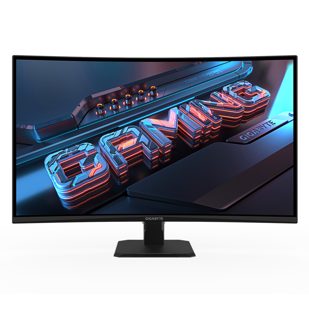 Монитор 31.5" Gigabyte GS32QCA EU VA 2560x1440, 180 Гц, 1 мс (MPRT), 16:9, 250 кд/м², изогнутый (1500R), 2×HDMI 2.0, DP 1.4, 3.5 Jack, HDR Ready, FreeSync, черный