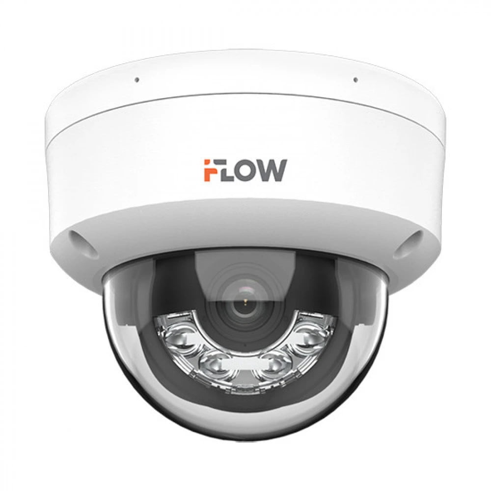 IP-камера 2Mpix уличная купольная iFLOW F-IC-2422C2MS(2.8мм)
