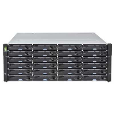 Система хранения данных Infortrend EonStor DS 1000 G3 4U/24bay Dual controller, 2x12Gb SAS, 2x host board,2x4GB, 2x(PSU+FAN), 2x (Super capacitor+Flash), 24xdrive trays, 1xRmk(ESDS 1024R3C-C)(repl DS1024R2C000C-8U32)