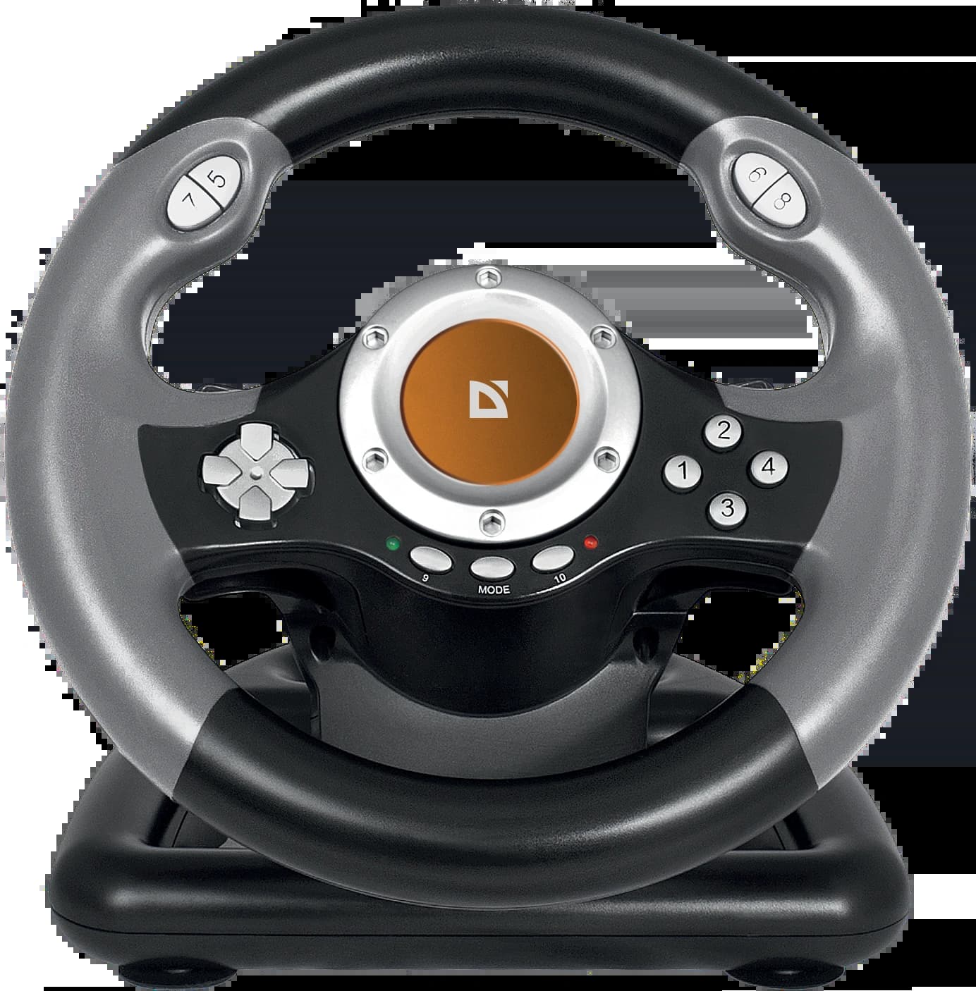 Игровой руль Defender CHALLENGE MINI Руль+ педали, 10кн., 200мм.,USB