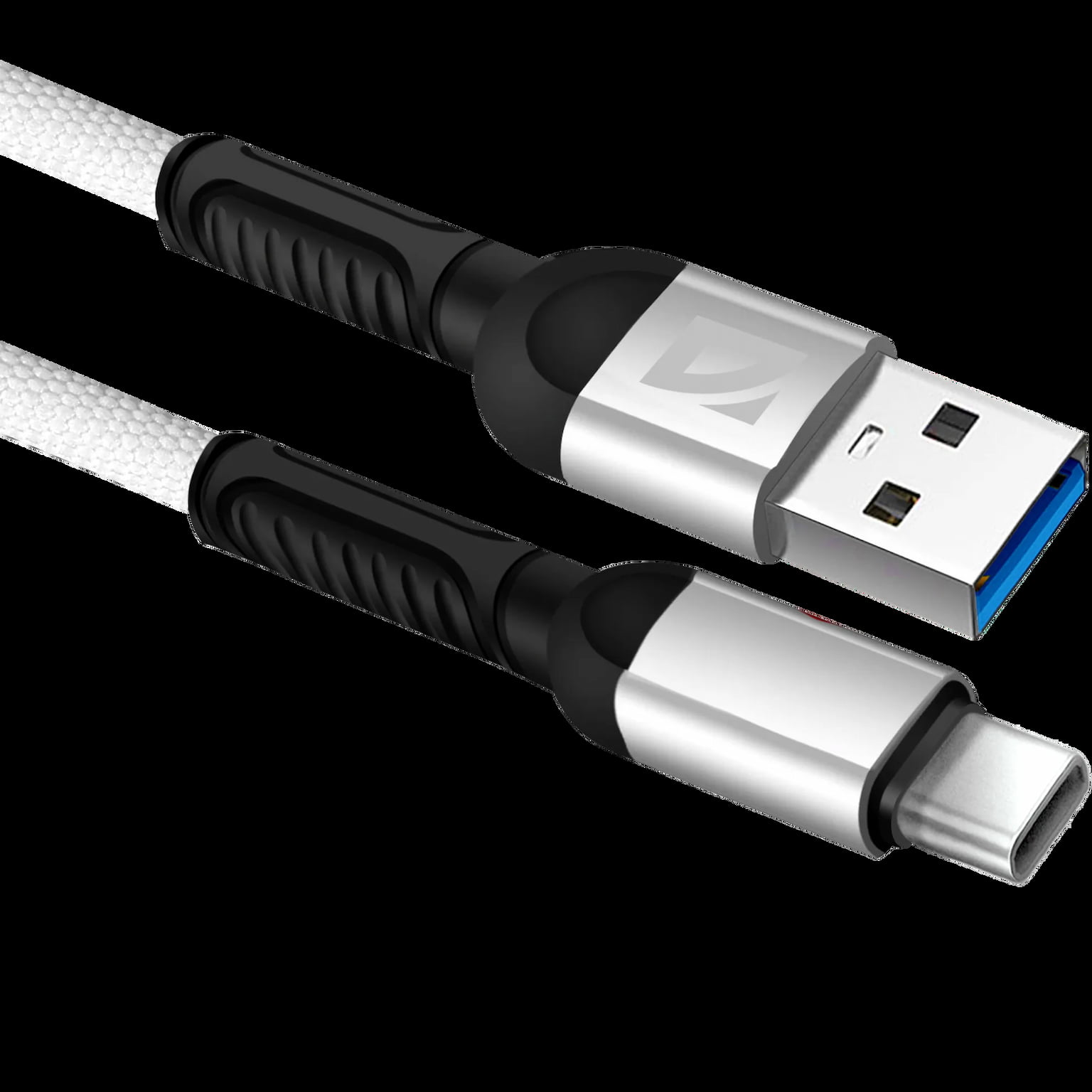 Кабель Defender USB кабель F167 TypeC 1м, 2.4А, ткань, пакет