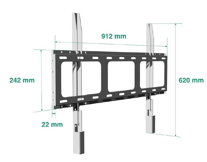 Кронштейн настенный Yealink MB-WallMount-650 Wall mount for 65 inch MeetingBoard and ETV/3311073