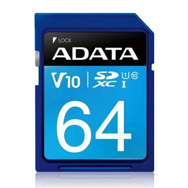 Флеш карта SD ADATA XC 64Gb Class10 ADATA ASDX64GUICL10-R