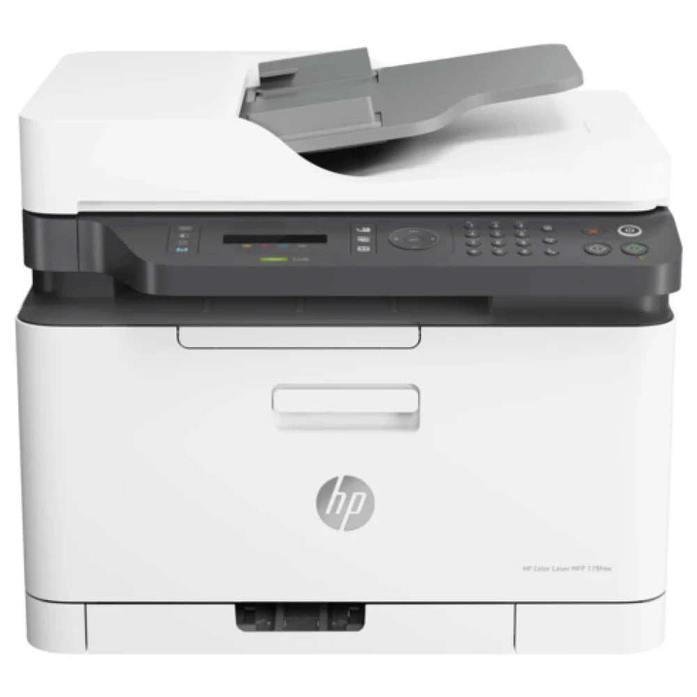 МФУ лазерное HP Color LaserJet 179fnw (4ZB97A), А4, цветной, печ. до 18 стр/мин. (ч/б) до 4 стр/мин. (цвет), скан. до 15 стр/мин. (ч/б) 6 стр/мин. (цвет), 600x600dpi, USB, RJ-45, Wi-Fi, Air Print, Mopria