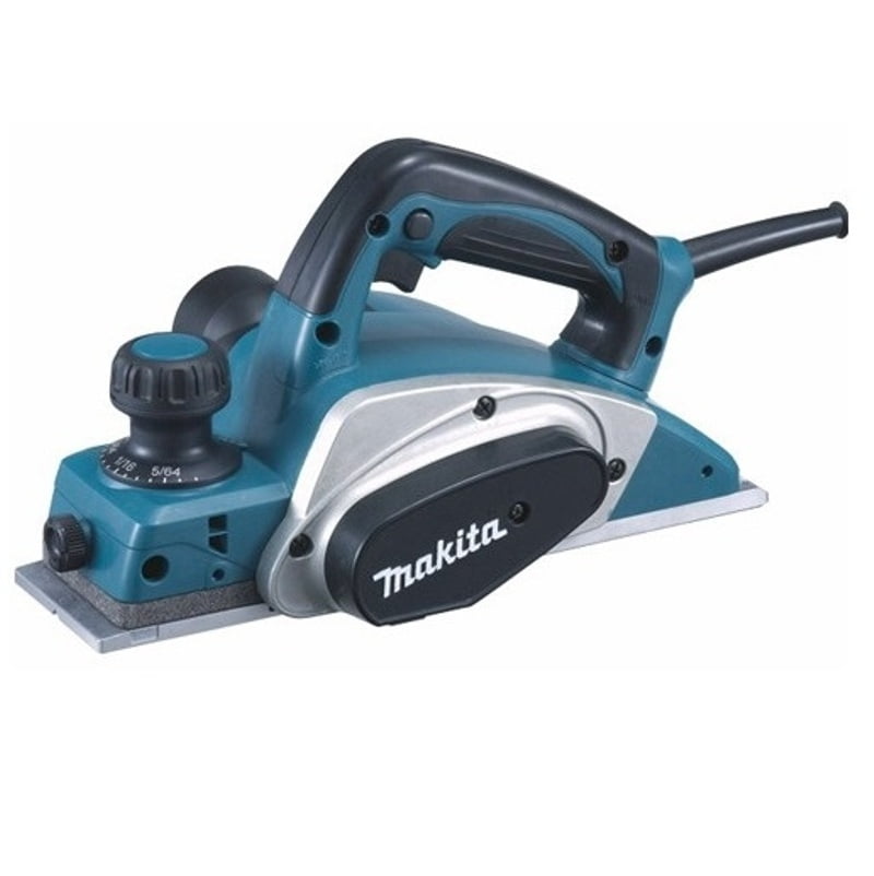 Рубанок Makita KP0800X1 Рубанок,620Вт,17000об\м,ширина-82мм,глуб-2.5мм,2.6кг,кор, набор ножей D-07945