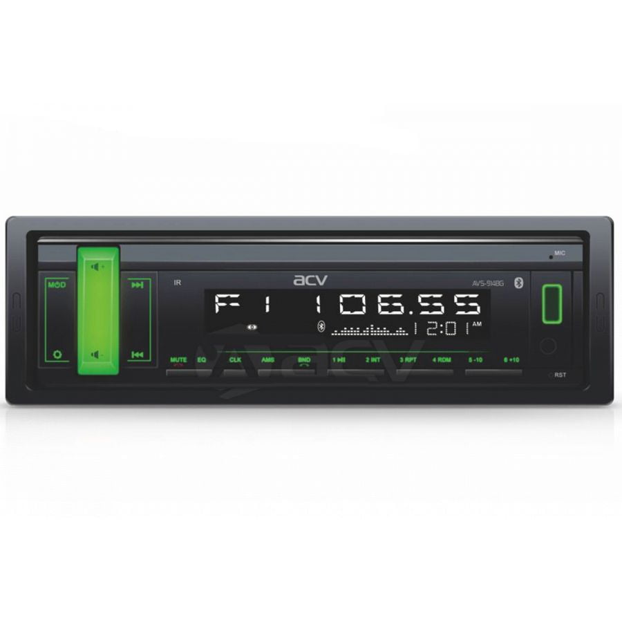 Автомагнитола ACV AVS-914BG, 1 DIN, Bluetooth, USB Type-A, AUX