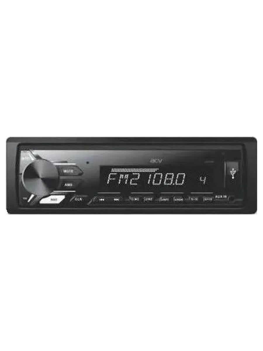 Автомагнитола ACV AVS-812W, 1 DIN, USB Type-A, AUX