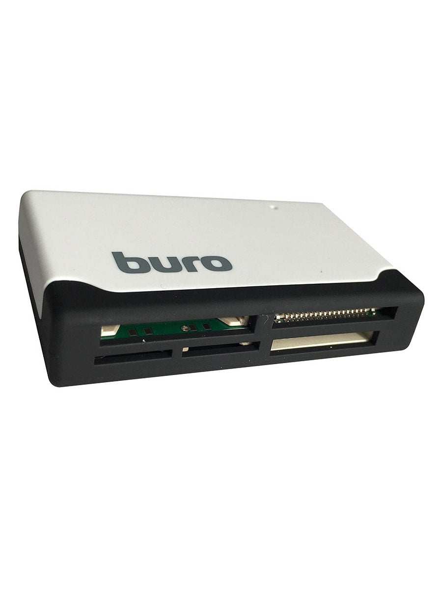Кард-ридер USB 2.0 Buro BU-CR-2102 белый