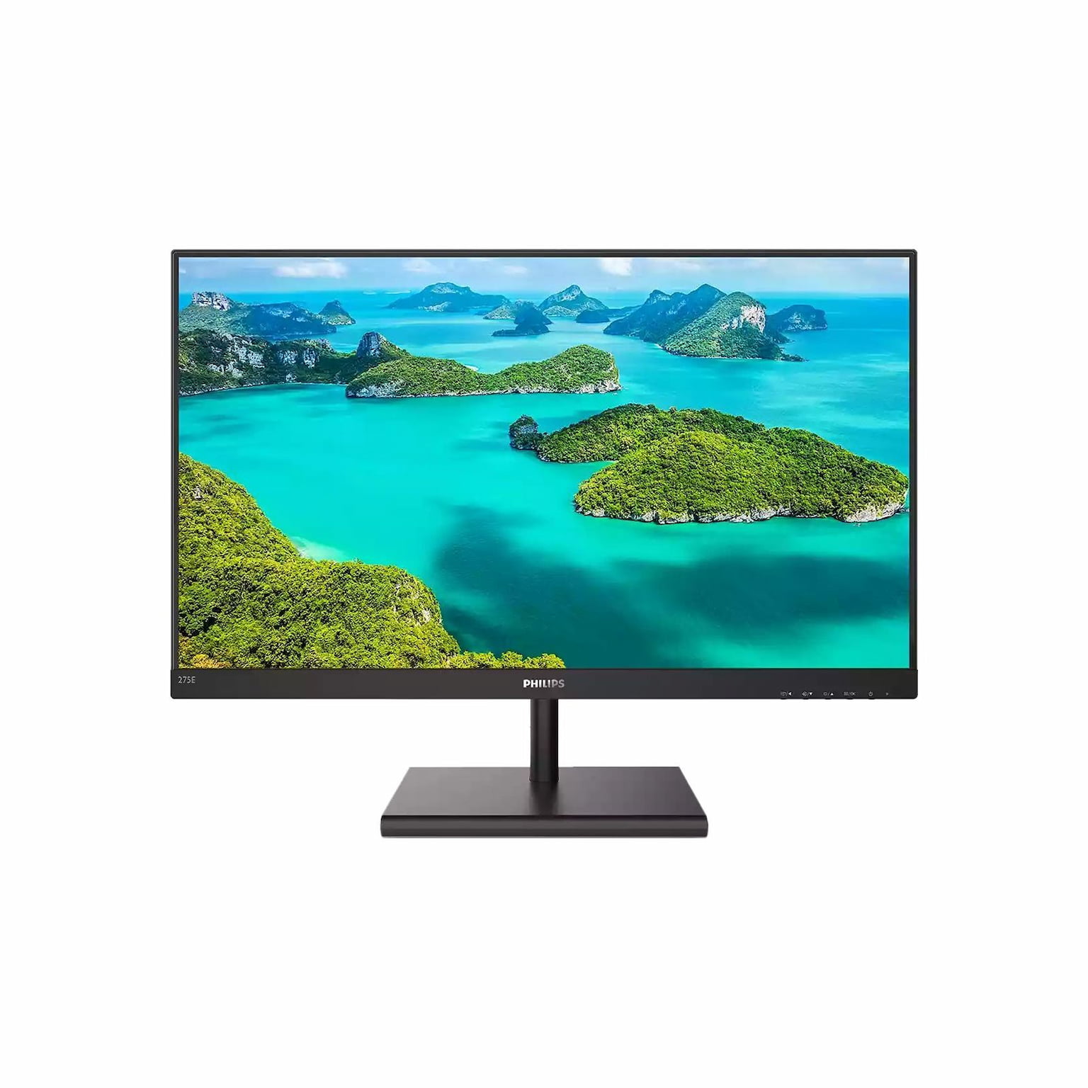Монитор 27" Philips 275E1S IPS 2560x1440, 75 Гц, 4 мс, 250 кд/м2, 16:9, 1xHDMI, 1xDP, 1x3.5 мм, черный