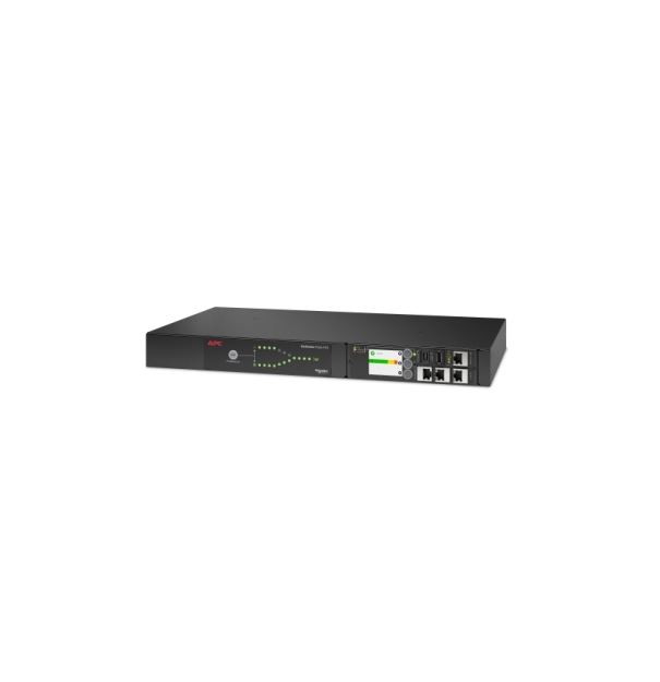 Стоечный автоматический переключатель ввода резерва APC Rack ATS, 230V, 16A, C20 in, (8) C13 (1) C19 out