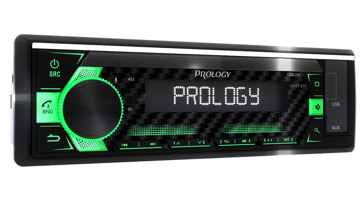 Автомагнитола Prology CMX-235, 1 DIN, Bluetooth, USB Type-A, AUX, пульт ДУ