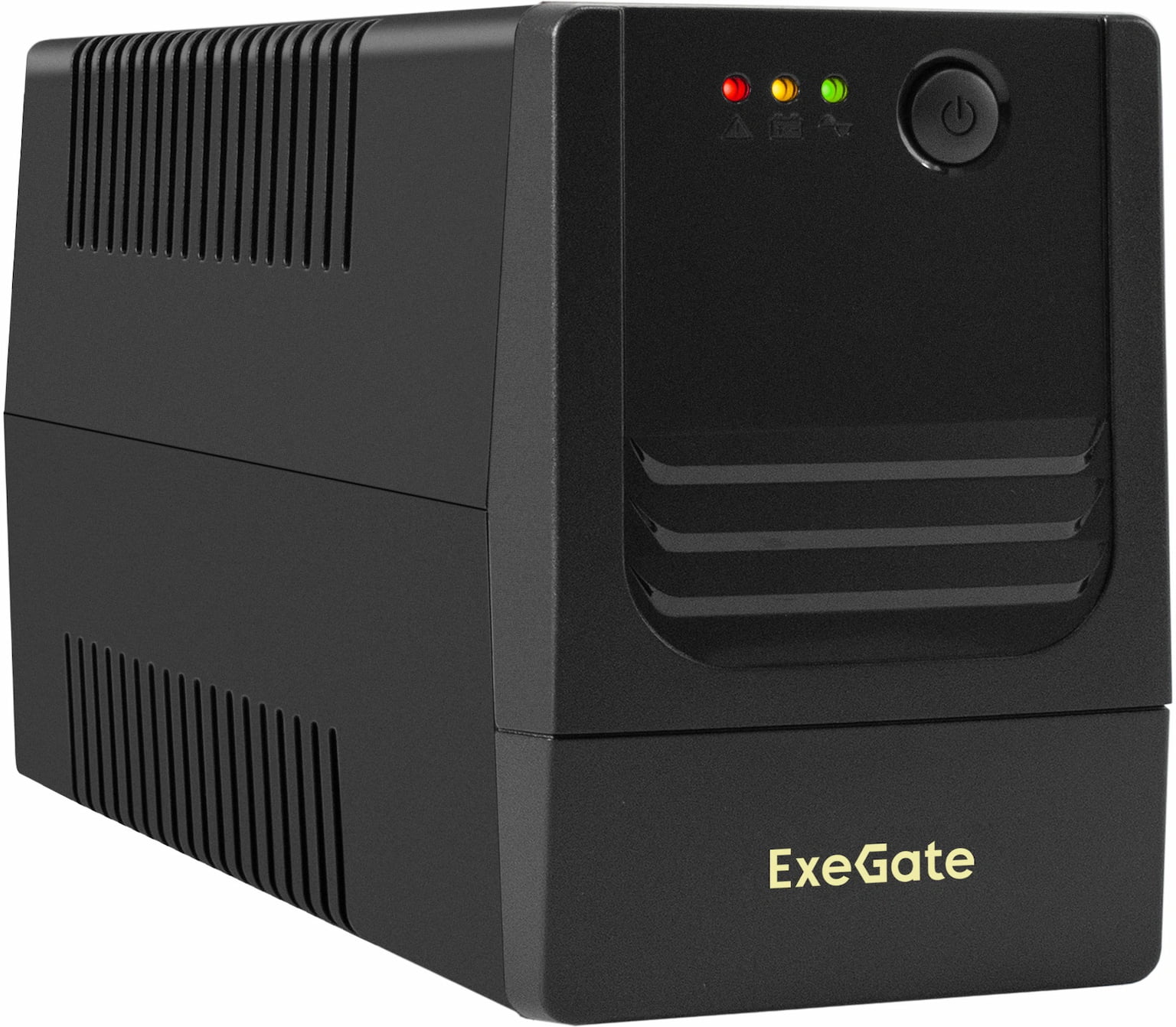 ИБП ExeGate Power NB-800.LED.AVR.2SH.USB (800VA/480W, LED, AVR, 2*Schuko, USB, батарея 12V 9Ah, Black)