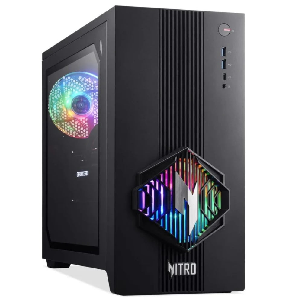 ПК Acer Nitro N30-100 Core Ultra 5 225F/16GB DDR5/SSD 512GB/RTX5070 12GB/Wifi 6/850Вт/Eshell/1Y/Blac