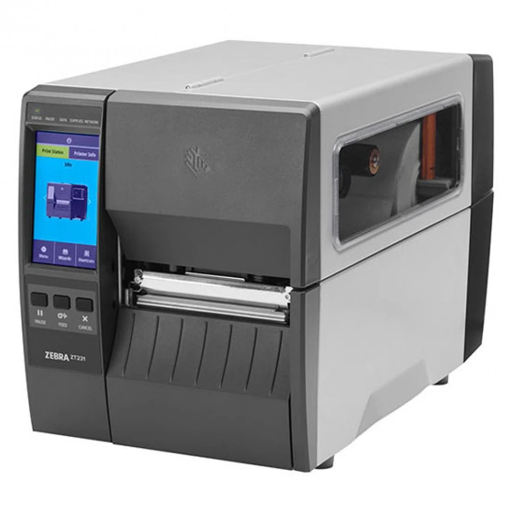 Принтер этикеток Zebra ZT231 (CN), TT, 4", 203 dpi, Tear, EU/UK Cords, USB, Serial, Ethernet, BTLE, USB Host, EZPL