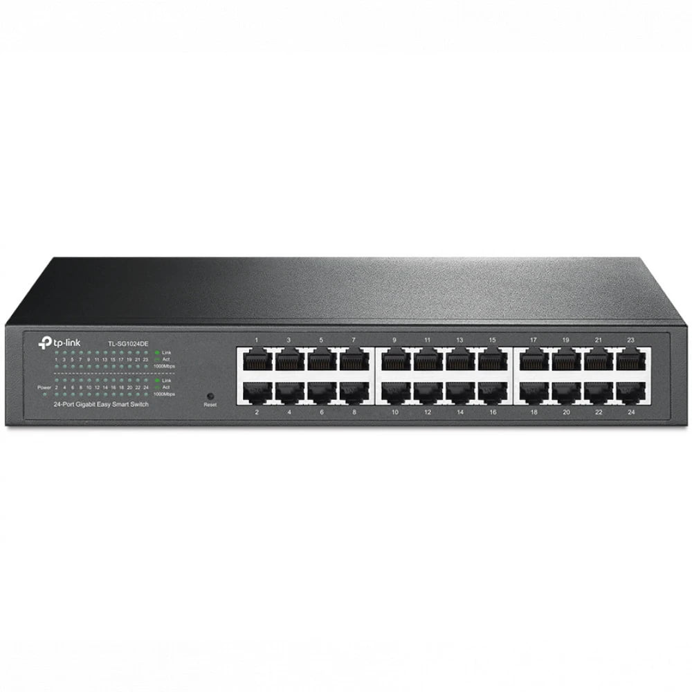 Коммутатор TP-Link TL-SG1024DE, 24×1 Гбит/с, настраиваемый