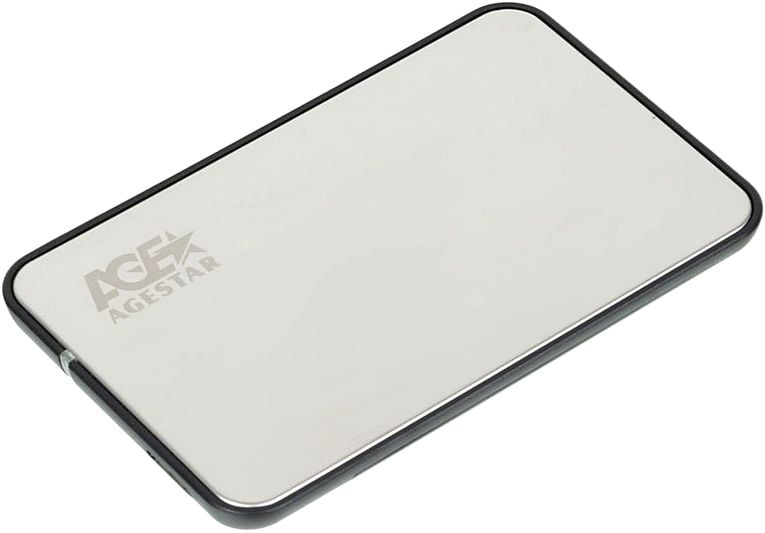 Внешний корпус для HDD AgeStar 3UB2A8-6G SATA алюминий черный 2.5"