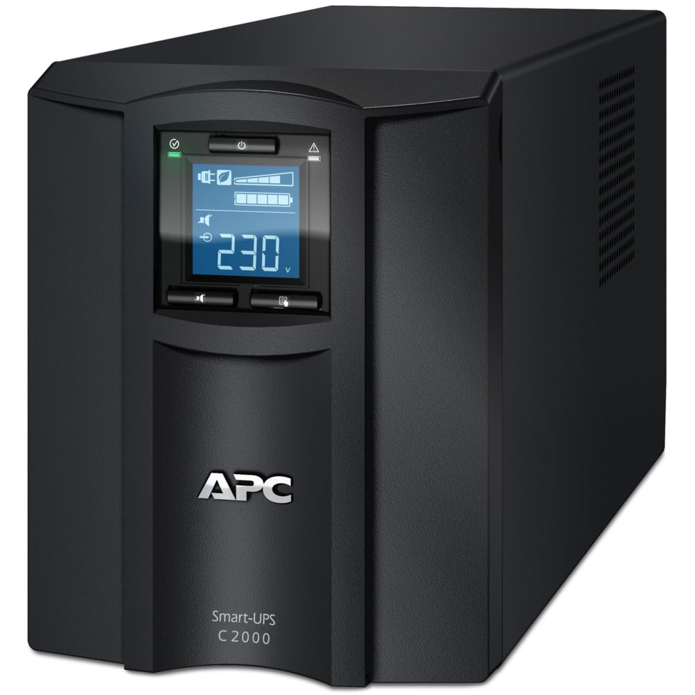 Источник бесперебойного питания APC Smart-UPS C SMC2000I/2000ВА/1300Вт/1 х IEC 320 C19 (компьютерная), 6 х IEC 320 C13 (компьютерная)