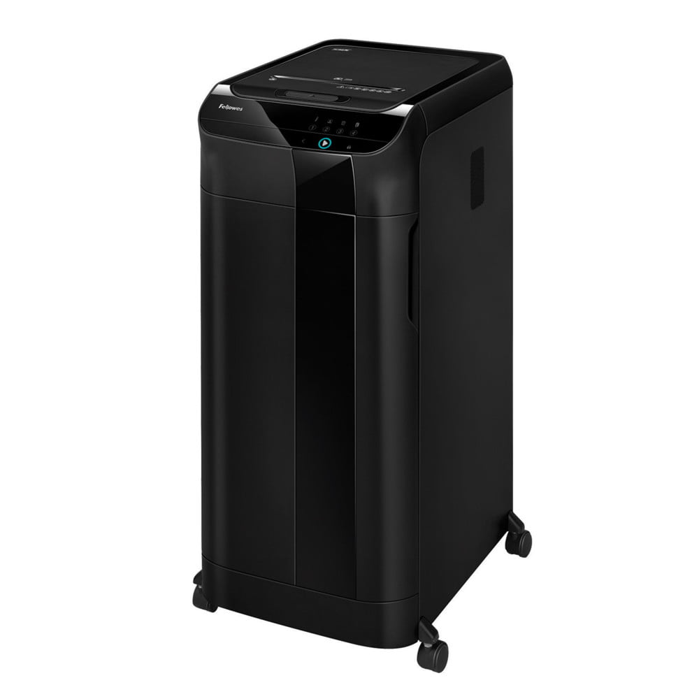 Шредер Fellowes AutoMax 550C (секр.P-4)/фрагменты/550лист./83лтр./скрепки/скобы/пл.карты/CD