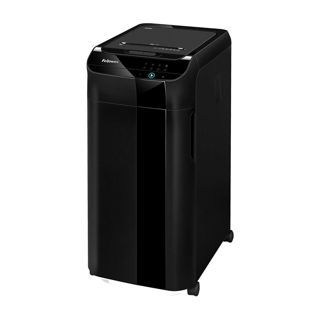 Шредер Fellowes AutoMax 350C (секр.P-4)/фрагменты/350лист./68лтр./скрепки/скобы/пл.карты/CD