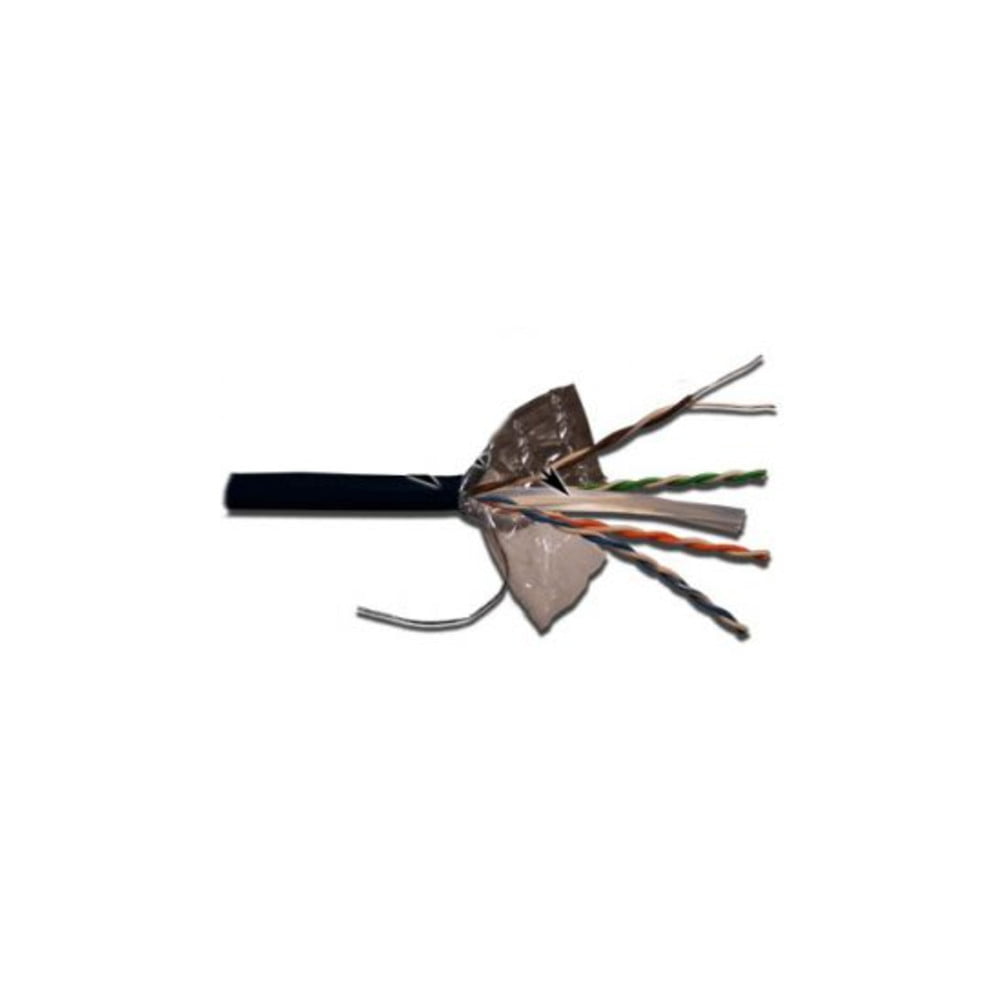 Кабель информационный Lanmaster LAN-6EFTP-WP-OUT кат.5е F/UTP общий экран 4X2X24AWG PVC внешний 305м черный