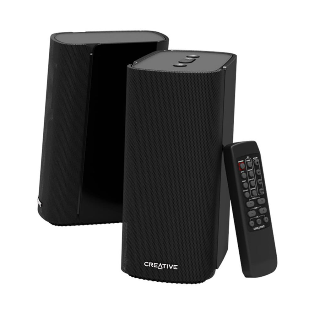 Акустическая система Creative T100 2.0 черный 40Вт BT