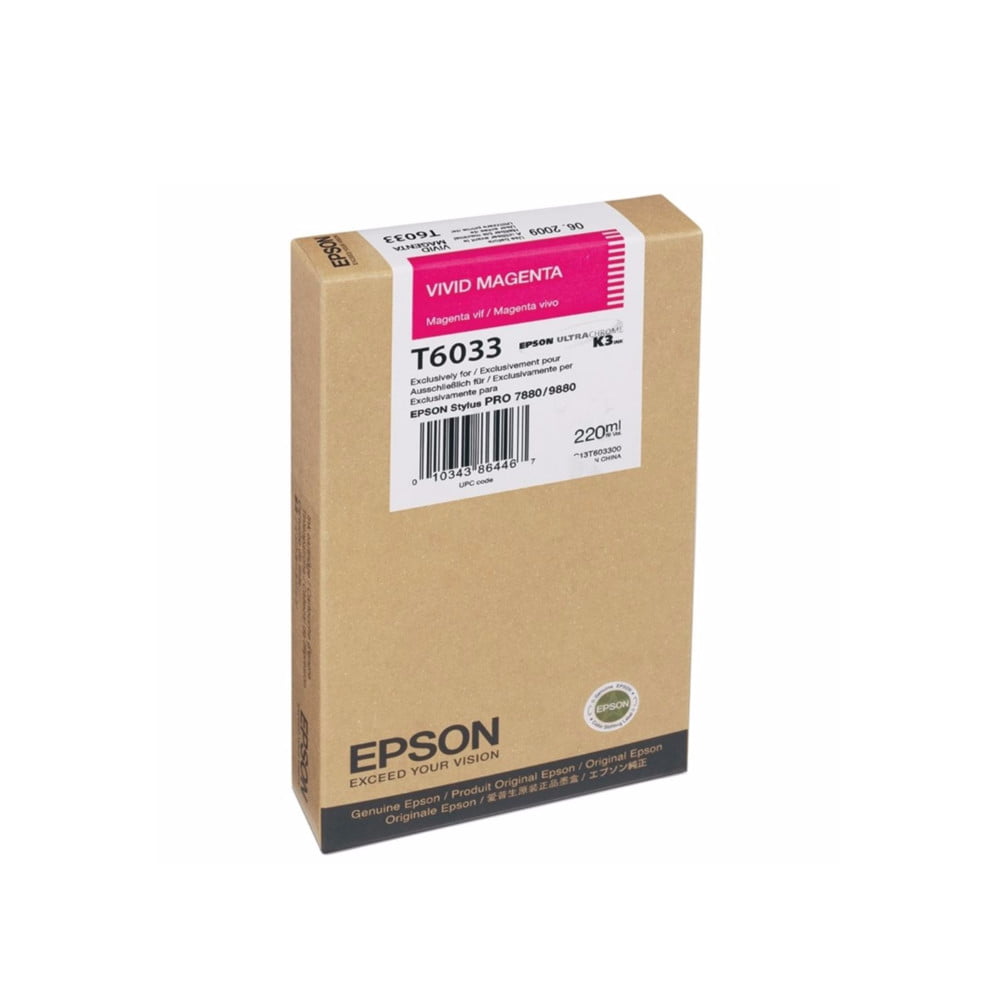 Картридж струйный Epson C13T603300 пурпурный для Epson St Pro 7880/9880 (220мл)