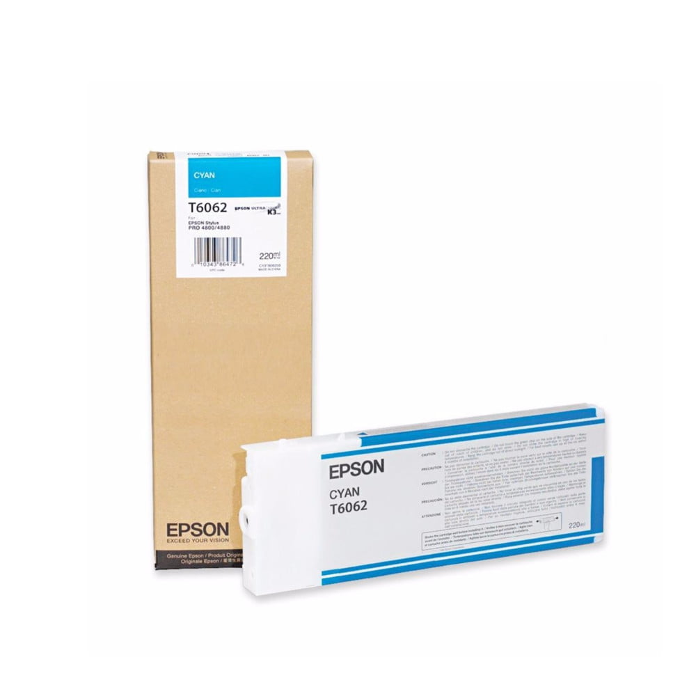 Картридж струйный Epson C13T606200 голубой (220 мл) для Stylus Pro 4800/4880