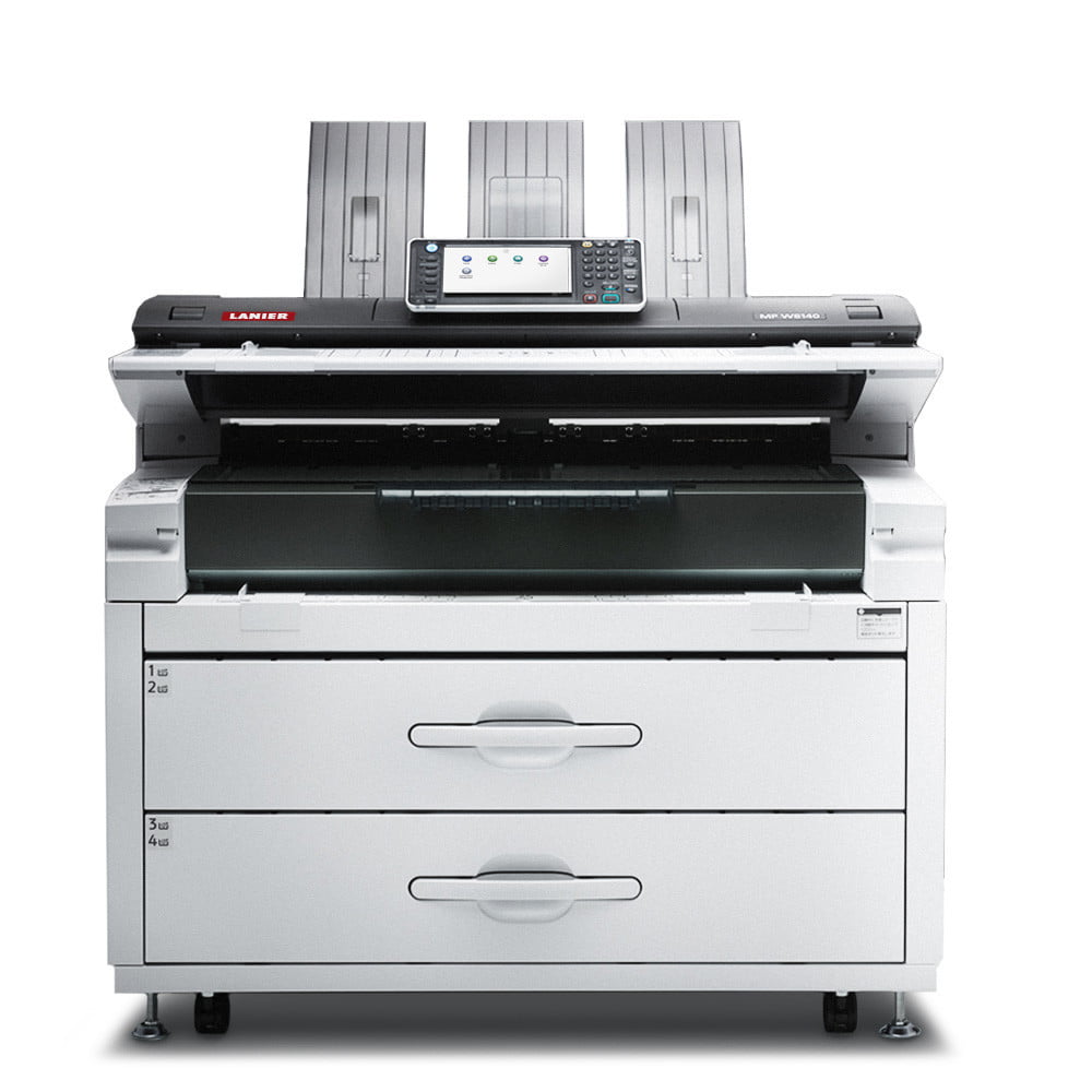 МФУ широкоформатное Ricoh MP Pro W7100SP (417284), А0, ч/б, 36" (914 мм), печ. 5 стр/мин (A0) 10 стр/мин (A1), 600 x 600 dpi (печать) 1200 x 1200 DPI (скан.), USB, Ethernet