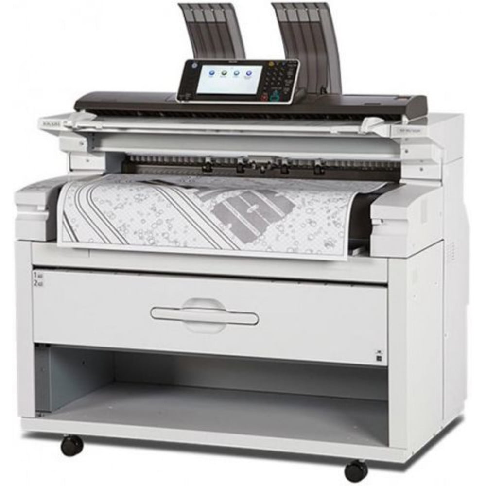 МФУ лазерное Ricoh MP W6700SP (417290), А0, монохромный, печ. до 3,3 стр/мин (A0) 6,7 стр/мин (A1), 36" (914 мм), 600 x 600 DPI (печ.), 1200 x 1200 DPI (скан.), Ethernet, USB