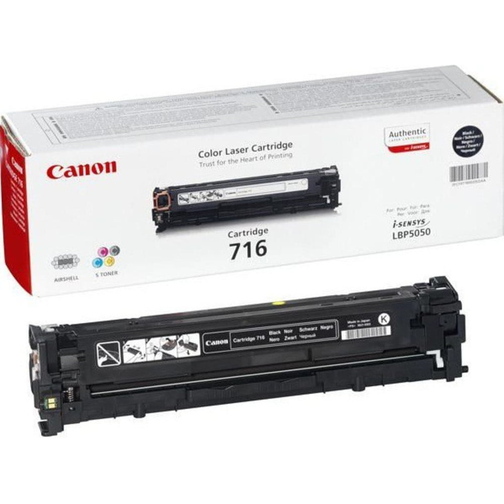 Картридж лазерный Canon Cartridge 716BK (1980B002) черный (2300 стр.) для Canon LBP-5050/5050N